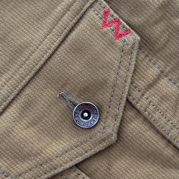 Iron Heart 12oz Whipcord Modified Type III Khaki Jacket M NEW IHJ-126-KHA Japan - Picture 7 of 7